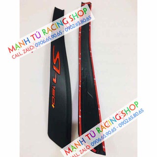 Nẹp sườn (ốp hông) SH 2017-2019 đen mờ kiểu ý - nepsuonysh2017