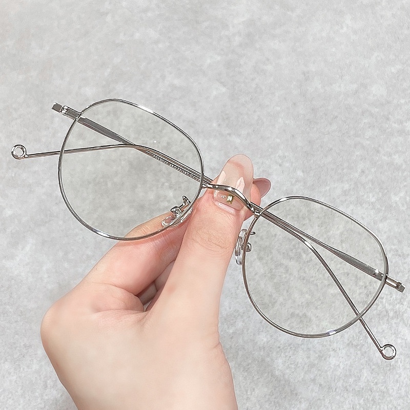 Mắt Kính Gọng Tròn Chống Ánh Sáng Xanh Thời Trang Cá Tính Cho Nam Nữ