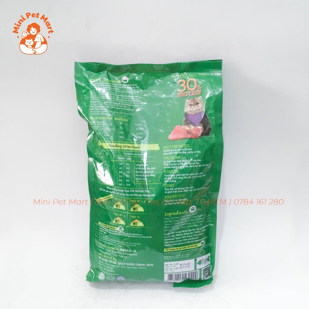 Thức ăn hạt cho mèo trưởng thành TONY's CAT 1,5kg