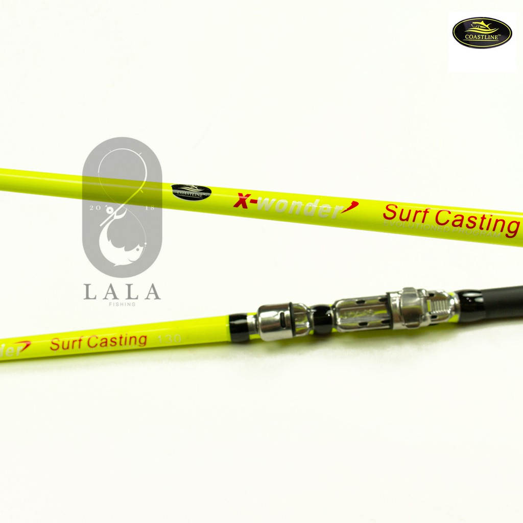 Cần câu tôm CoastLine X-Wonder Surf Casting 1m3/ 1m5/ 1m8/ 2m1 (đọt đặc)