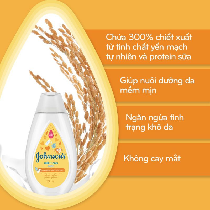 Sữa tắm Johnson Baby 200ml