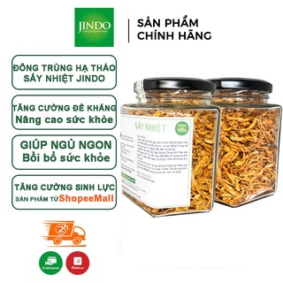 Đông trùng hạ thảo 100g sấy nhiệt thượng hạng chính hãng JINDO