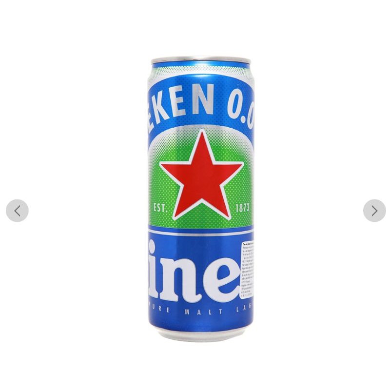 Bia Heineken không độ cồn 0.0% - 330ml/lon