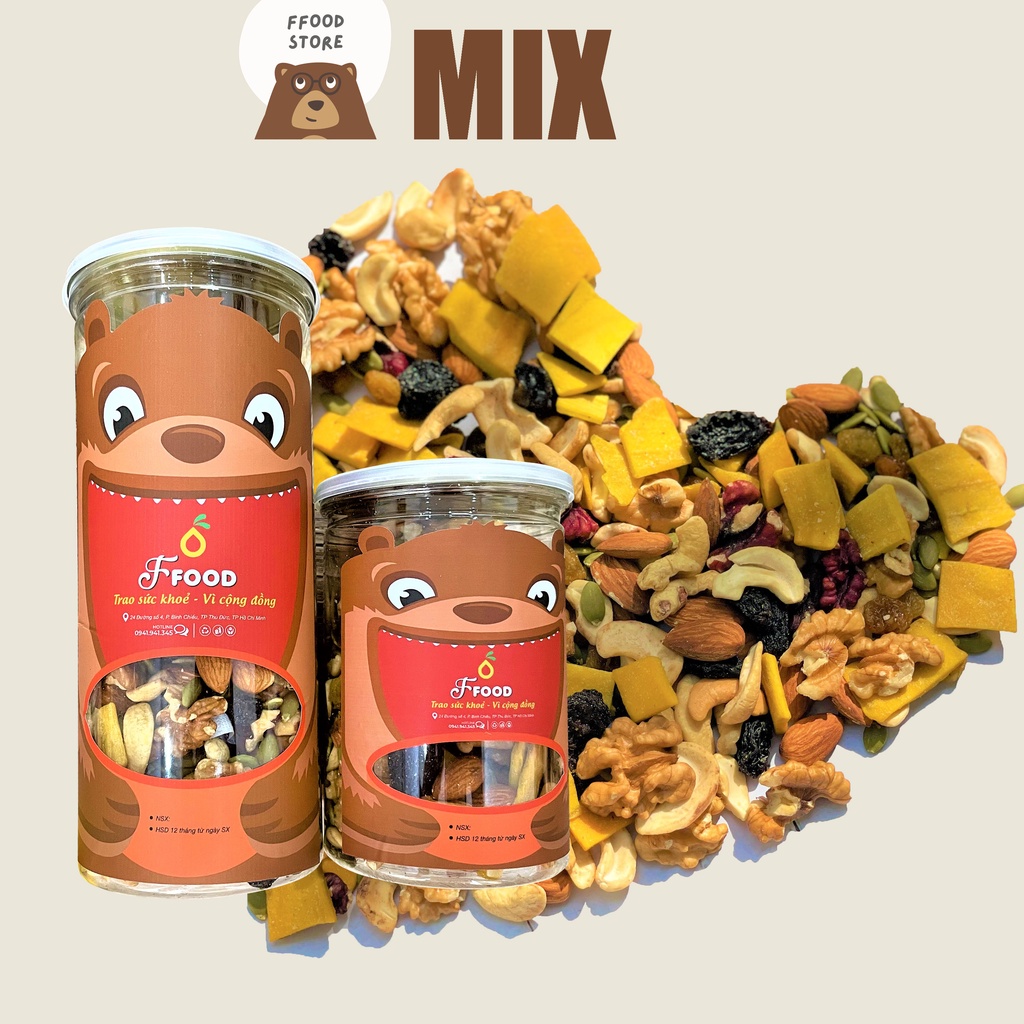 Hạt dinh dưỡng FFOOD Mix 7 loại nhập khẩu Mỹ đóng hôp