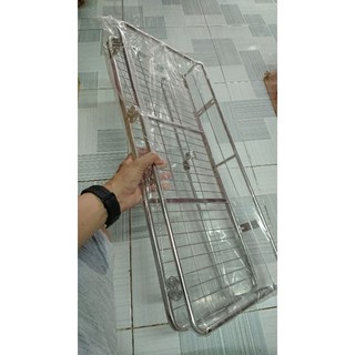 Kệ treo 2 tầng inox 430