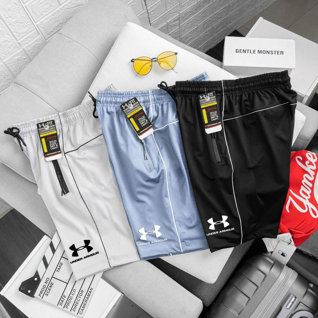 Quần short nam thể thao Kenstore Q01 chất liệu thun lạnh thể thao co giãn bốn chiều, hoạt động thể thao, chạy bộ, vận độ