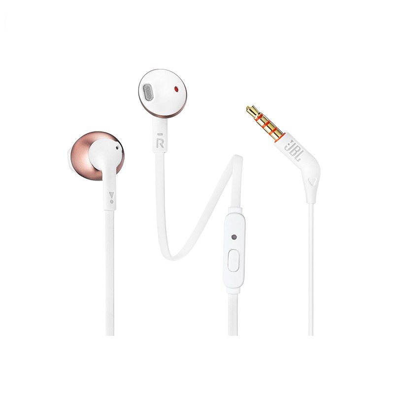 Tai nghe nhét tai Jbl T205 kèm Micro jack 3.5mm âm thanh sống động cho IPHONE ANDROID chất lượng cao