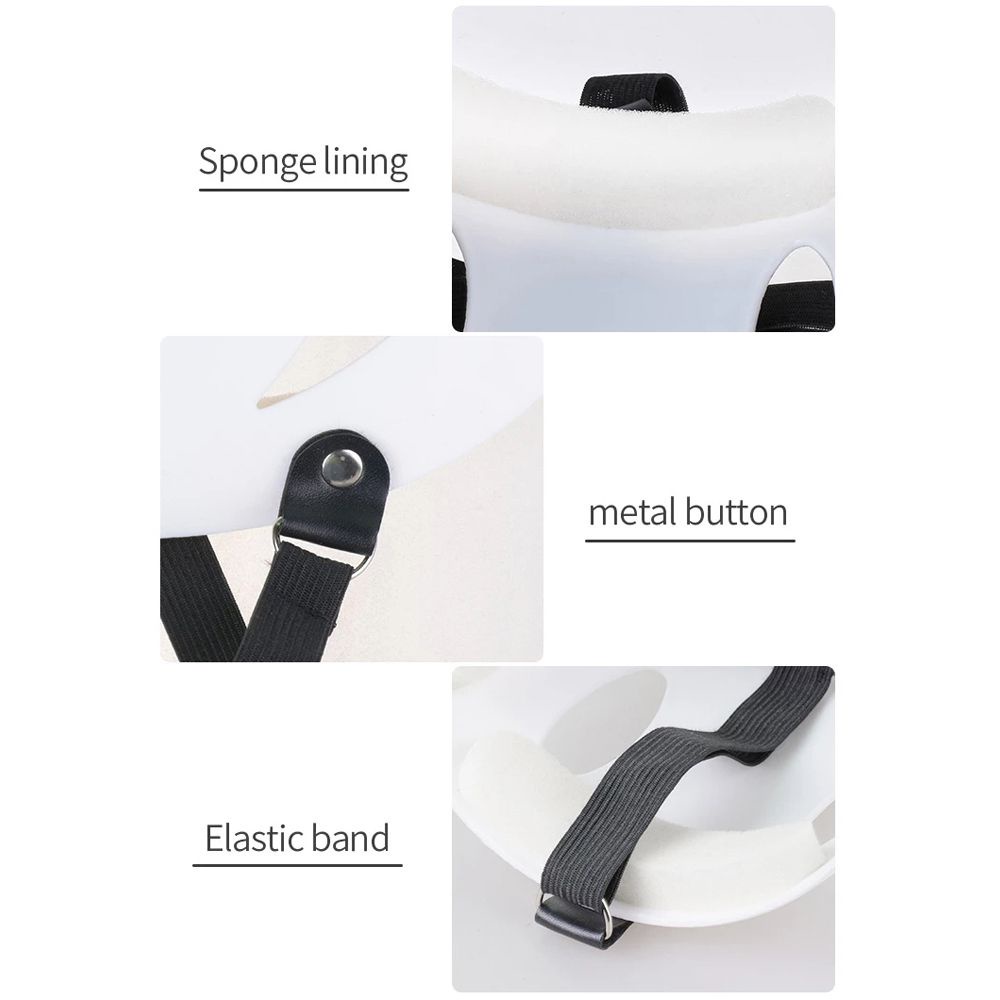 Mũ hóa trang nhân vật Tenkuu Shinpan bằng nhựa màu trắng độ chính xác cao