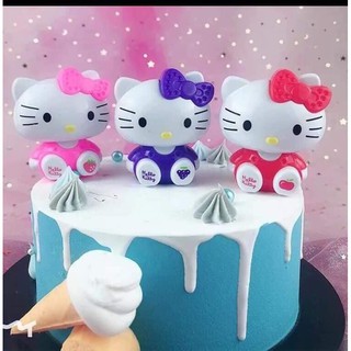 Kitty hoa quả trang trí bánh kem