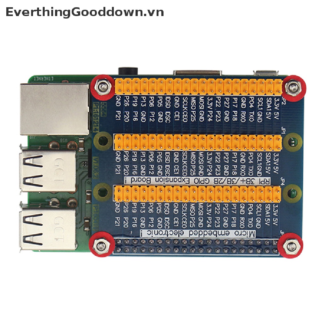 Bảng Mạch Mở Rộng GPIO 1 Sang 3 Cho Raspberry Pi 4B / 3B +