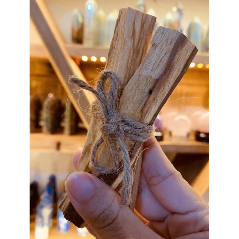 Set gỗ trắc xanh Palo Santo (30-32gram)