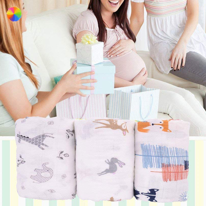 Khăn Tắm Hai Lớp Chất Liệu Cotton Cho Bé