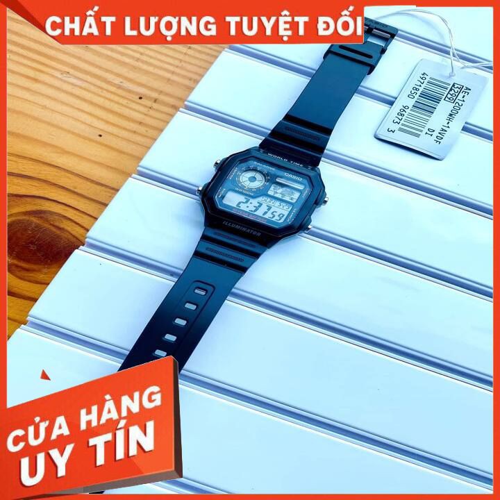 ĐỒNG HỒ Nam CASIO STANDARD AE-1200WH-1AV🔥 𝓢𝓲ê𝓾 𝓗𝓸𝓽 🔥 Cam Kết Hàng Chính Hãng⚡ Pin 10 năm⚡ Dành Cho Cả Nam