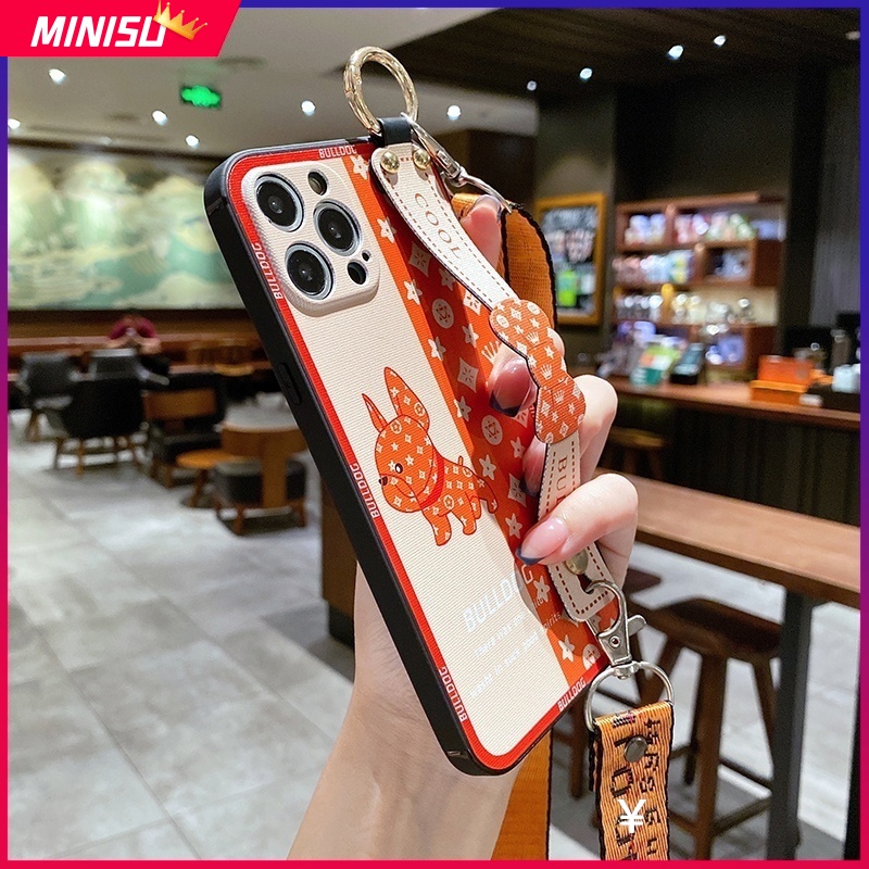 Ốp Điện Thoại Mềm Họa Tiết Hoa Vintage Có Dây Đeo Cho Samsung Note 10 10Plus 10Lite