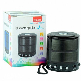 Loa bluetooth mini ws887 ⚡️ship hỏa tốc⚡️ bass hay, thiết kế sang trọng, nhỏ gọn