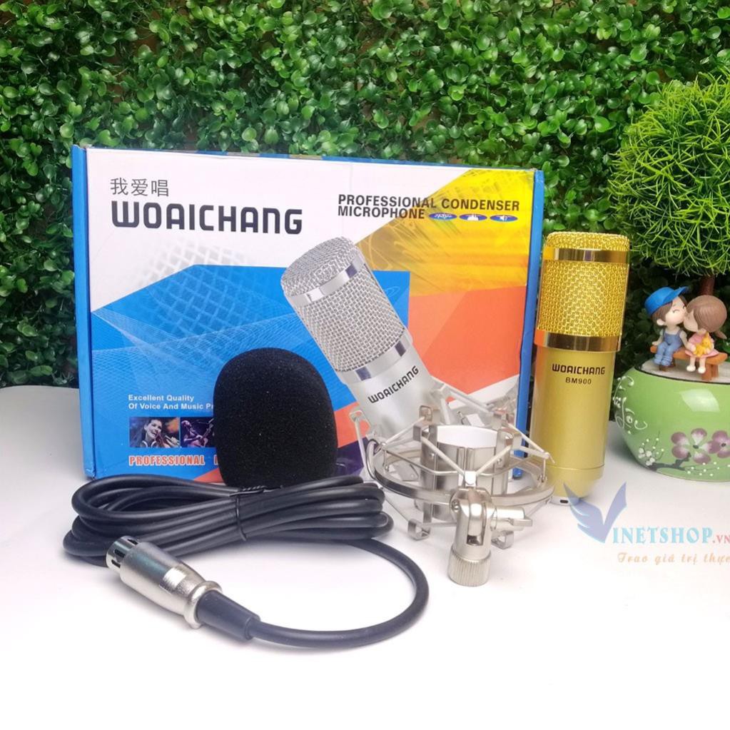 Freeship 50k Míc Livestream Hát Karaoke Online WOAICHANG BM-900 -dc2855