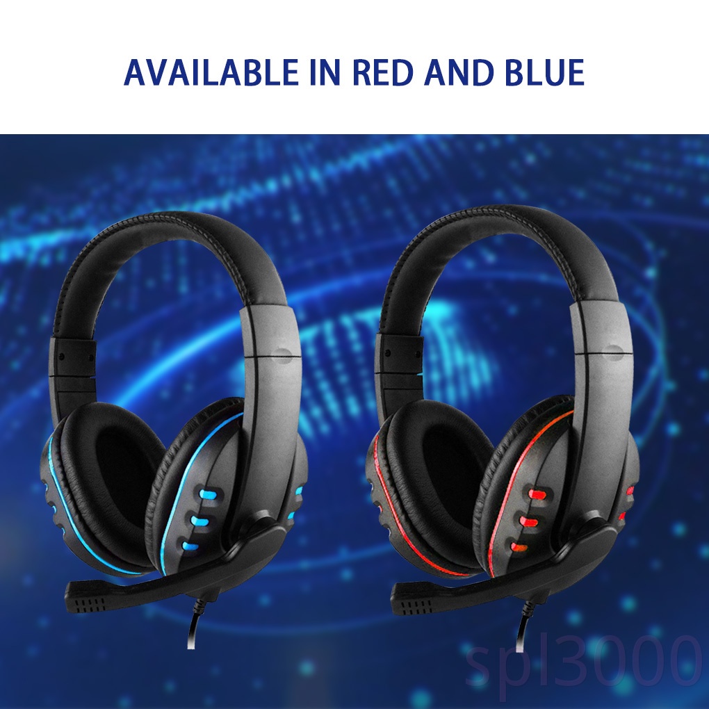 Tai Nghe Trùm Đầu Chơi Game Có Dây Giắc Cắm 3.5mm