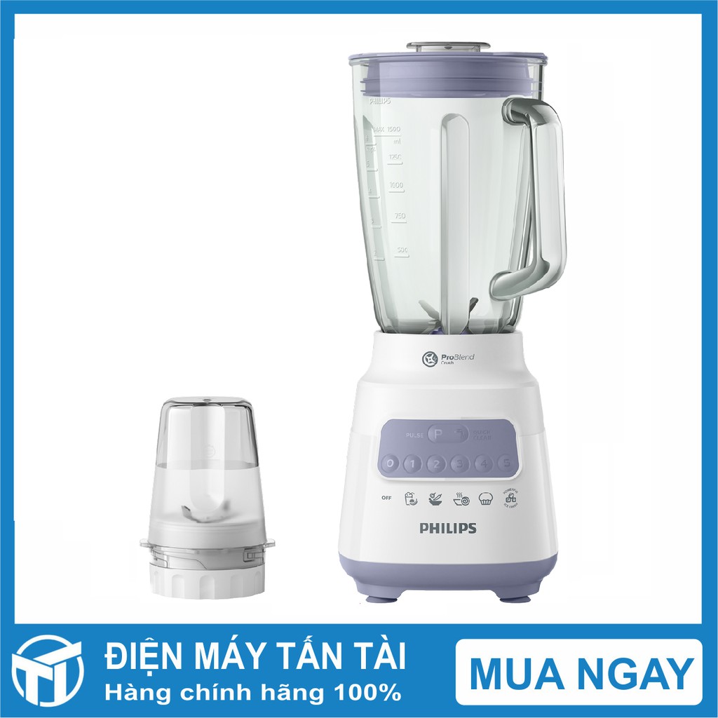 MÁY XAY SINH TỐ PHILIPS HR2222/00 , Công suất 700 W , Dung tích cối 1.5 lít , hàng chính hãng