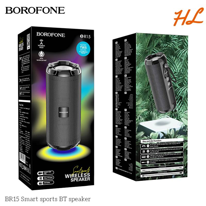 Loa Bluetooth BOROFONE BR15 Nhạc Hay, Bass Mạnh Mẽ, To Rõ - Chính hãng BH 1 Năm - Hưng Long PC