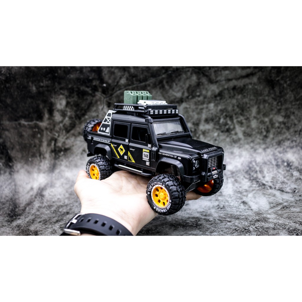 MÔ HÌNH XE LAND ROVER OFFROAD BLACK 1:32 NEWAO 6467