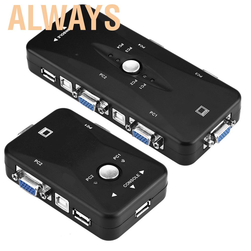 Bộ chuyển đổi USB 2.0 KVM 2 / 4 Port VGA Video