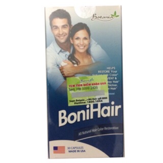 BONI HAIR 30 VIÊN - CHỐNG RỤNG TÓC - BẠC THÀNH ĐEN
