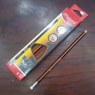 Bút chì 2B Maped (Hộp 12 Cây)