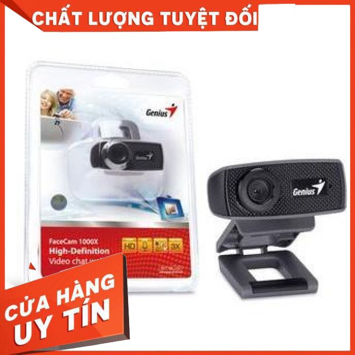 Webcam Genius Facecam 1000X độ phân giải HD - Hàng chính hãng | BigBuy360 - bigbuy360.vn
