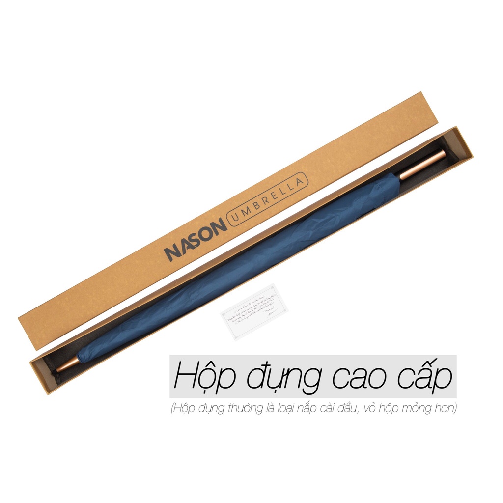 Ô dù Golf cao cấp 2 tầng tán siêu to siêu rộng 30 inch NASON UMBRELLA ROYAL-Tay cầm thời trang-Chống lật-Chống tia UV