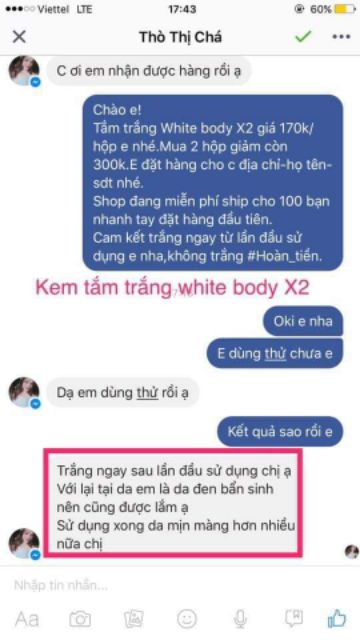 Tắm trắng white body x | BigBuy360 - bigbuy360.vn