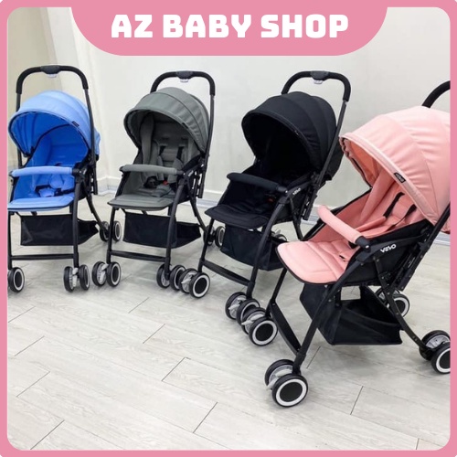 Xe đẩy 2 chiều 3 tư thế Vovo, Xe đẩy em bé gấp gọn siêu nhẹ, siêu tiện lợi