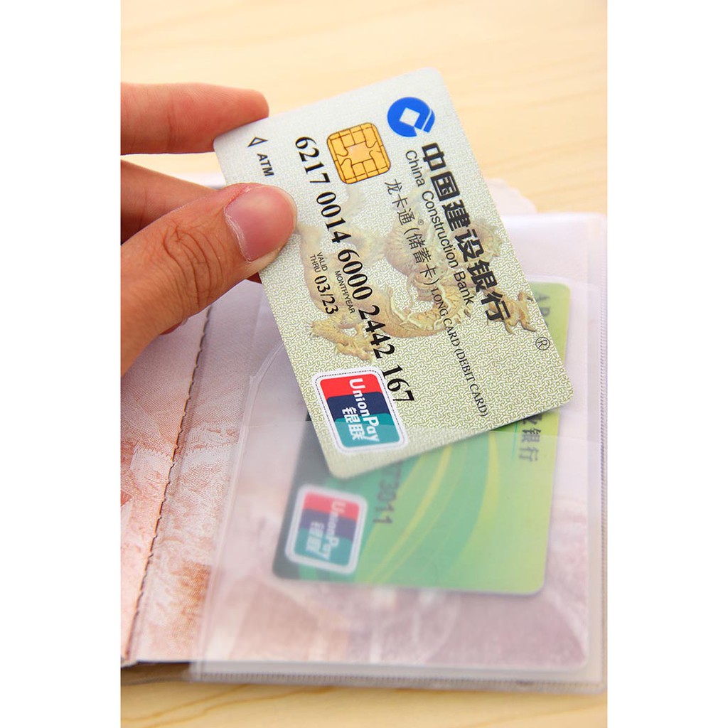 Vỏ bọc passport PVC trong suốt