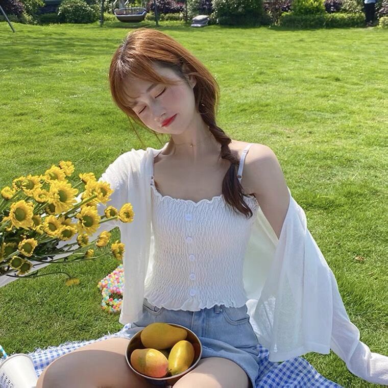 Áo Khoác cardigan Dệt Kim Chống Nắng Thời Trang Cho Nữ