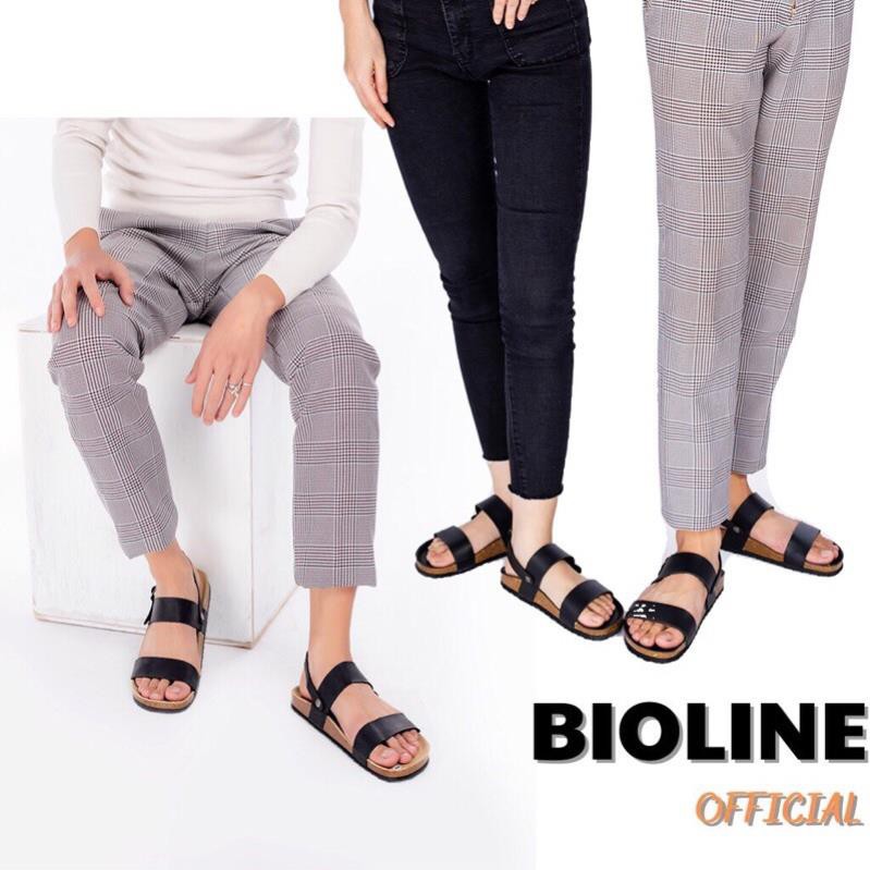 [DÉP CHỐNG NƯỚC] Dép birken Bioline đế trấu da pu chống nước chống trơn P15 - Bioline Official