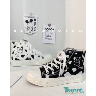 Giày canvas cao cổ Nhóc Bò Sữa