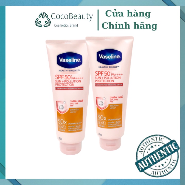 Sữa Dưỡng Thể Vaseline Perfect Serum 50X Kem Dưỡng Trắng Body Vaseline