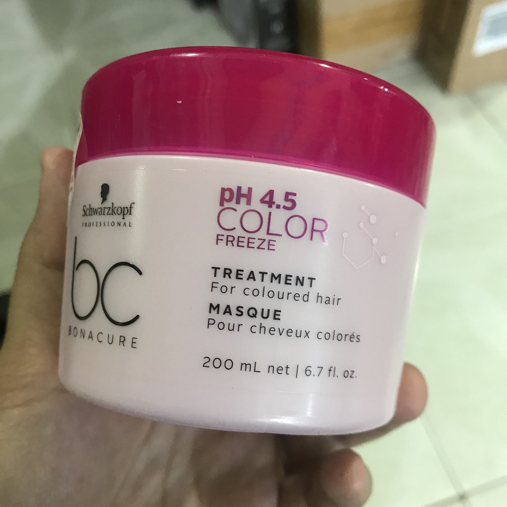 Hấp Dầu Giữ Màu Nhuộm Schwarzkopf BC Colour Freeze Treatment 200ml