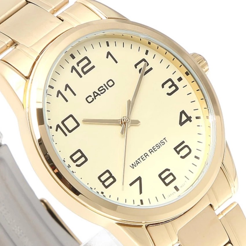 Đồng hồ nam dây kim loại Casio chính hãng Anh Khuê MTP-V001G-9BUDF