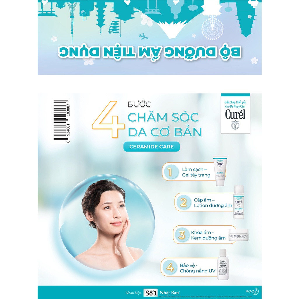 Bộ Dưỡng Ẩm Curél Trial Mini Size 4 sản phẩm