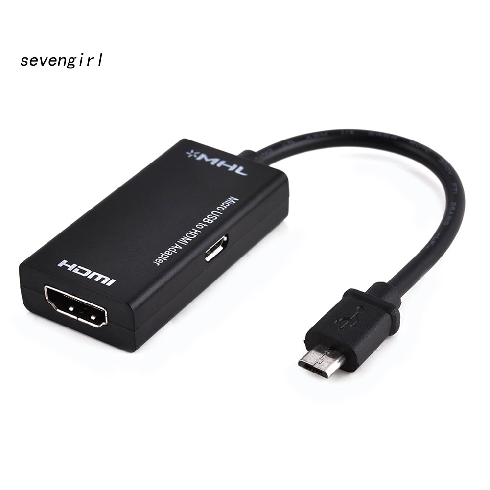 Đầu Chuyển Đổi MHL S2 Từ Micro USB Sang HDMI HD 1080P Cho Điện Thoại Android Samsung Huawei