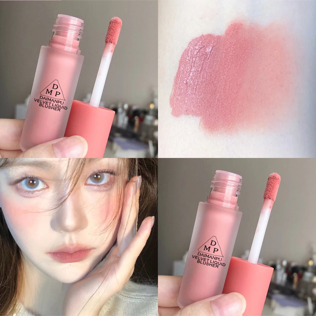 Má hồng dạng lỏng DAIMANPU® tổng màu nude tự nhiên lâu trôi trang điểm chuyên nghiệp | BigBuy360 - bigbuy360.vn