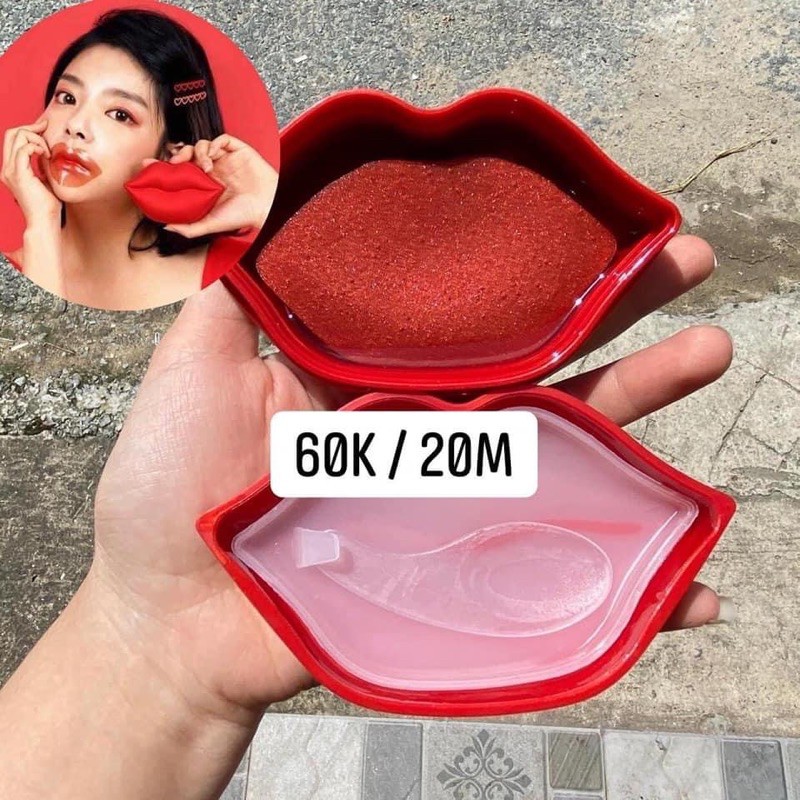 Hộp 20 Miếng Mặt mạ môi collagen dưỡng ẩm nuôi dưỡng chống đường vân môi hiệu quả | BigBuy360 - bigbuy360.vn