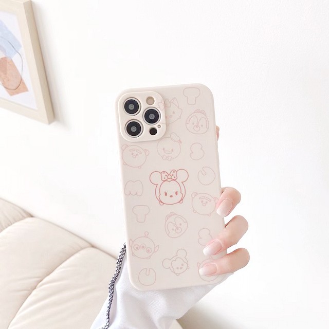 Ốp lưng iphone Mini Mouse cạnh vuông 6/6plus/6s/6splus/7/7plus/8/8plus/x/xs/11/12/pro/max/plus/promax