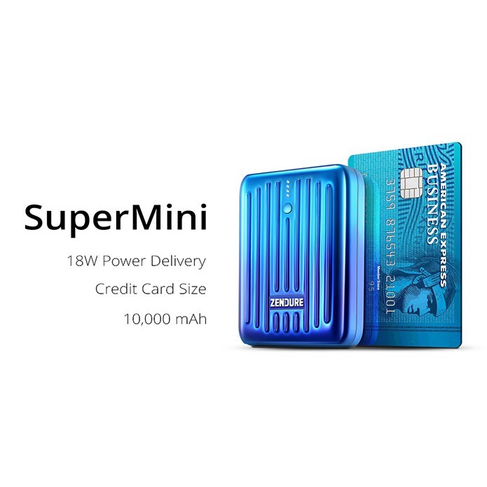 Pin Dự Phòng Zendure Super Mini 10000mAh -Hàng Chính Hãng