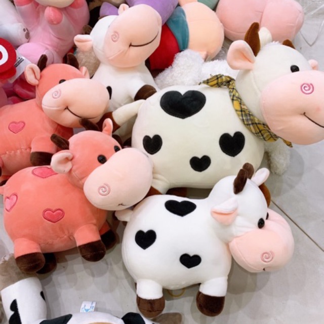 Gấu bông hình bò sữa  các cỡ