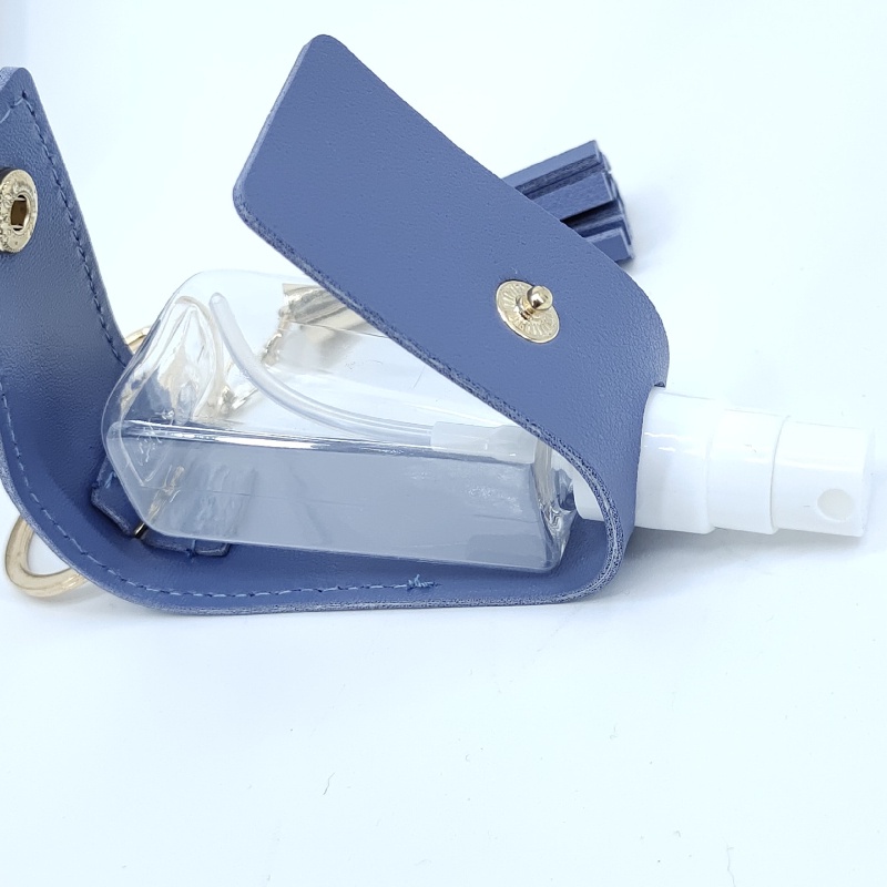 Bình xịt tinh dầu bình xịt mỹ phẩm đựng nước hoa phun sương Chai xịt cồn bọc da có móc khóa tiện dụng 30ml