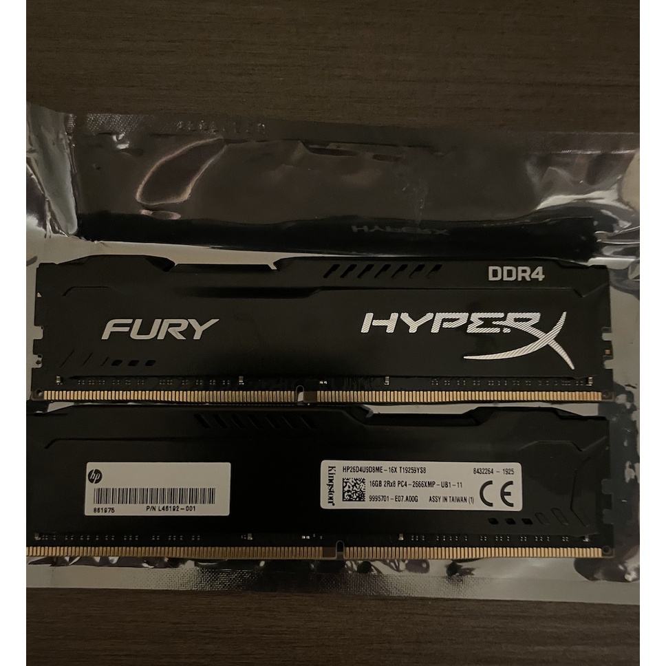Ram PC DDR4 Kingston 8G/2666 HyperX Fury Cũ