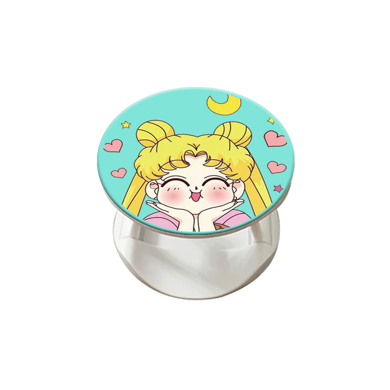 SAILOR MOON Giá Đỡ Điện Thoại Hình Thủy Thủ Mặt Trăng Đáng Yêu Cho Portabler Grip PopSocket Stand Ring Holder For VIVO Y11 Y19 Y17 Y30