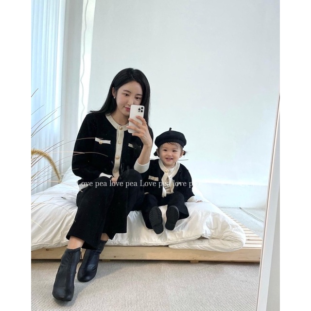 Áo cardigan cho mẹ và bé - madeinkorea🇰🇷