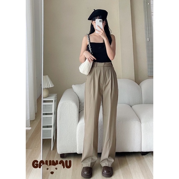 Quần tây ống suông [Gau Nau]